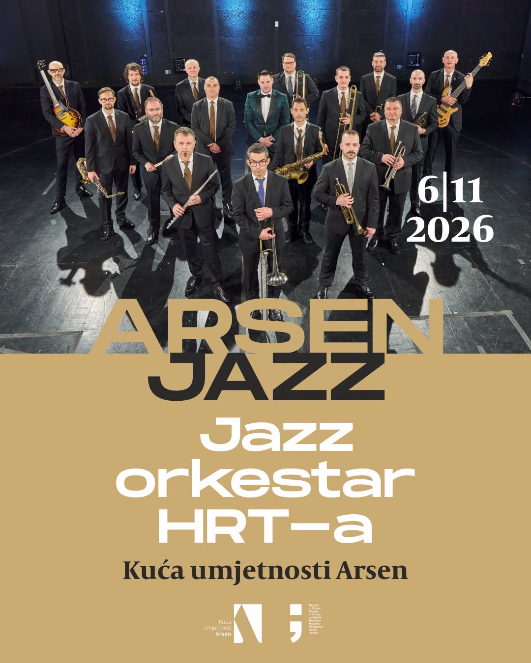 Jazz orkestar Hrvatske radiotelevizije otvara novi ciklus Arsen Jazza